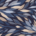 Leafy Lines Dark Mural Wallpaper - pure wallpaper artwork