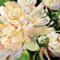 White Peony Mural Wallpaper - pure wallpaper artwork