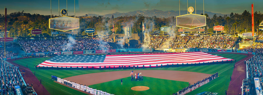 Baseball Dreams Mural Wallpaper