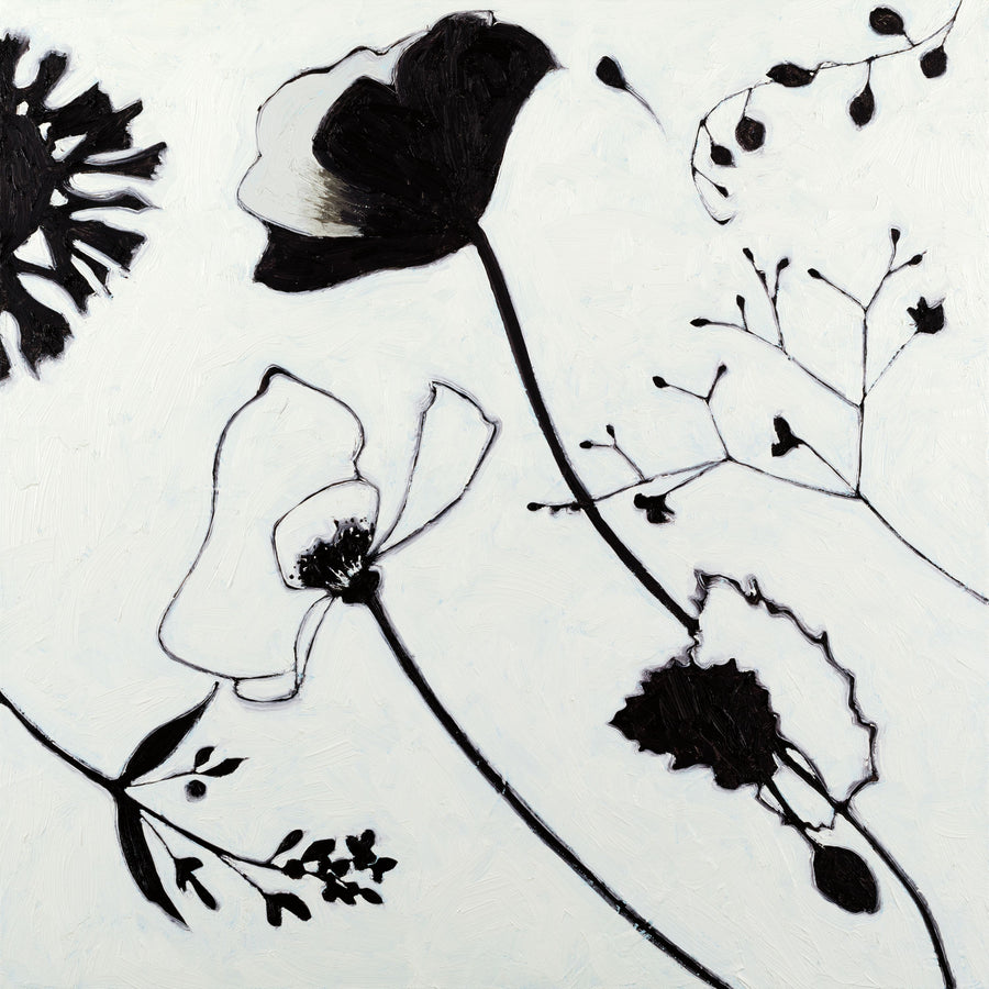 Abstract Garden I Mural Wallpaper - Neutral Tone