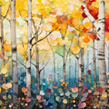 Joyful Forest Mural Wallpaper - pure wallpaper artwork