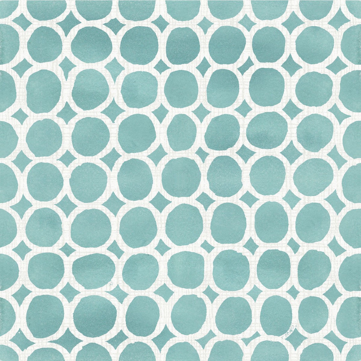 Mixed Blue Circles Inverse Mural Wallpaper - pure wallpaper artwork