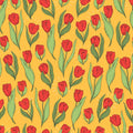 Love Tulip Mural Wallpaper - pure wallpaper artwork