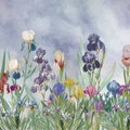 Iris Field Burst Mural Wallpaper - pure wallpaper artwork
