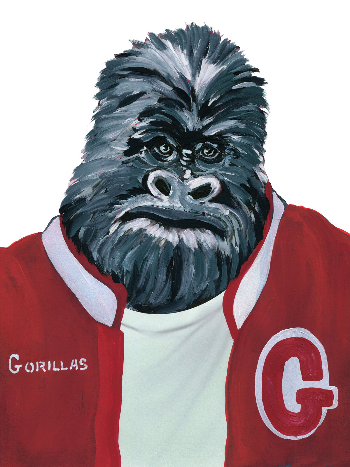 Letterman Gorilla Mural Wallpaper - pure wallpaper artwork