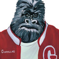 Letterman Gorilla Mural Wallpaper - pure wallpaper artwork
