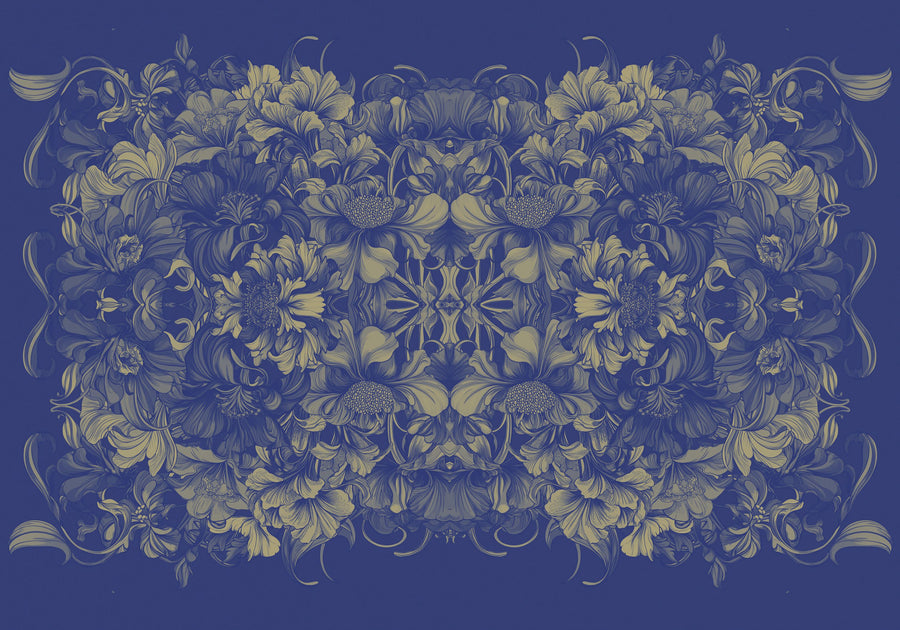 Scandi Flower Ceiling V Mural Wallpaper