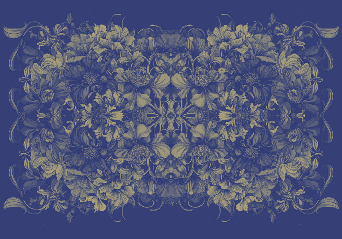 Scandi Flower Ceiling V Mural Wallpaper - pure wallpaper artwork