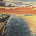 Greetings From Train Sunset Mural Wallpaper - pure wallpaper artwork