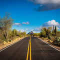 Desert Highway Mural Wallpaper - pure wallpaper artwork