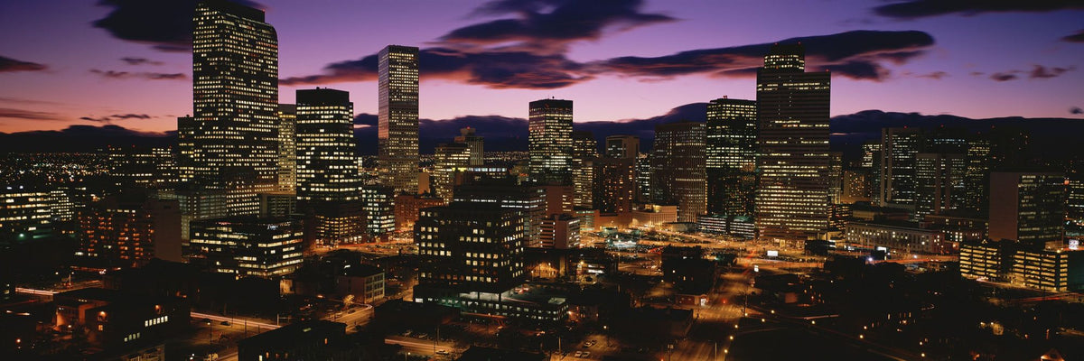 Metropolitan Evening Twilight Mural Wallpaper - pure wallpaper artwork