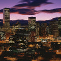 Metropolitan Evening Twilight Mural Wallpaper - pure wallpaper artwork