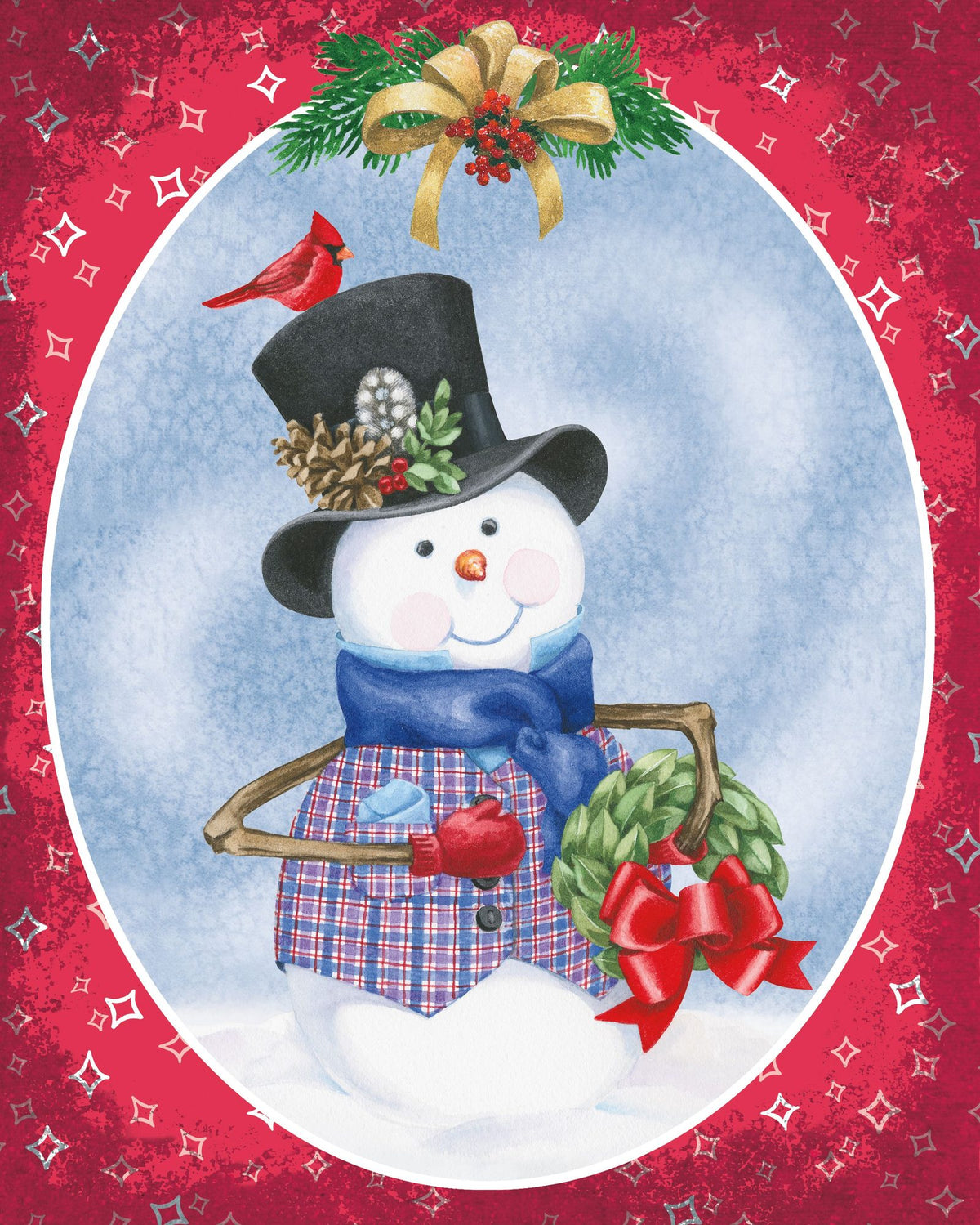 Main Street Christmas VII Mural Wallpaper - pure wallpaper artwork