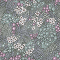 Floral Sparklers, Sage Mural Wallpaper - pure wallpaper artwork