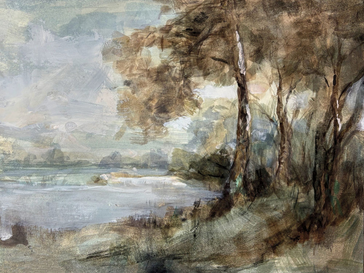 Peaceful Lake Mural Wallpaper - pure wallpaper artwork