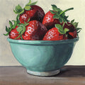 Country Kitchen Strawberries Mural Wallpaper - pure wallpaper artwork