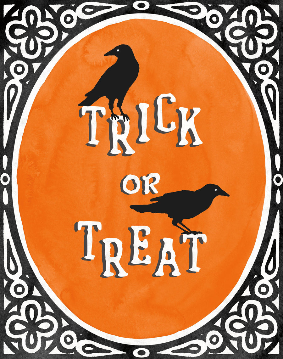 Trick or Treat Mural Wallpaper