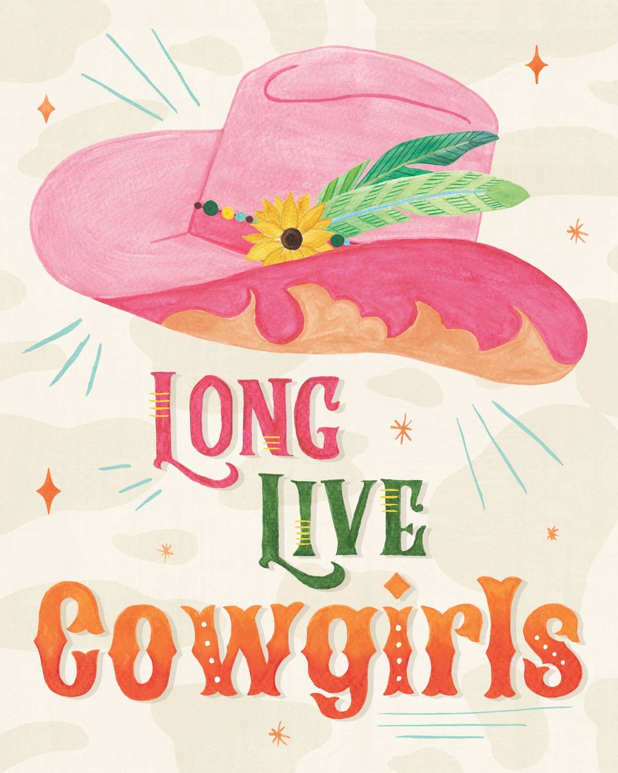 Cowgirl Club III Mural Wallpaper