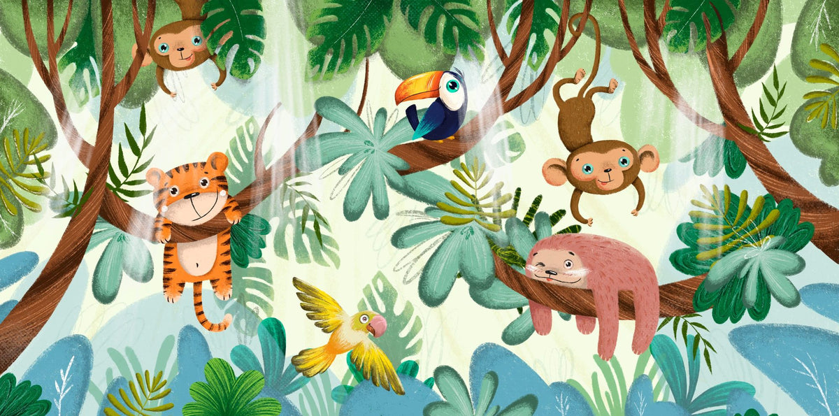 Treetop Chill Mural Wallpaper - pure wallpaper artwork