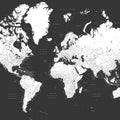 World Map Cities - Milo Mural Wallpaper - pure wallpaper artwork