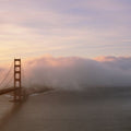 Misty Bridge Sunrise Mural Wallpaper - pure wallpaper artwork