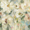 Expressive Pale Floral Mural Wallpaper - pure wallpaper artwork