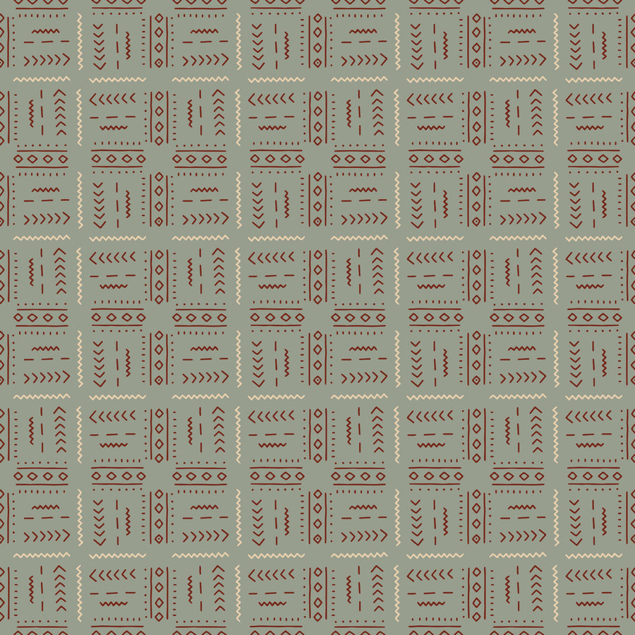 Martha's Squares Mural Wallpaper