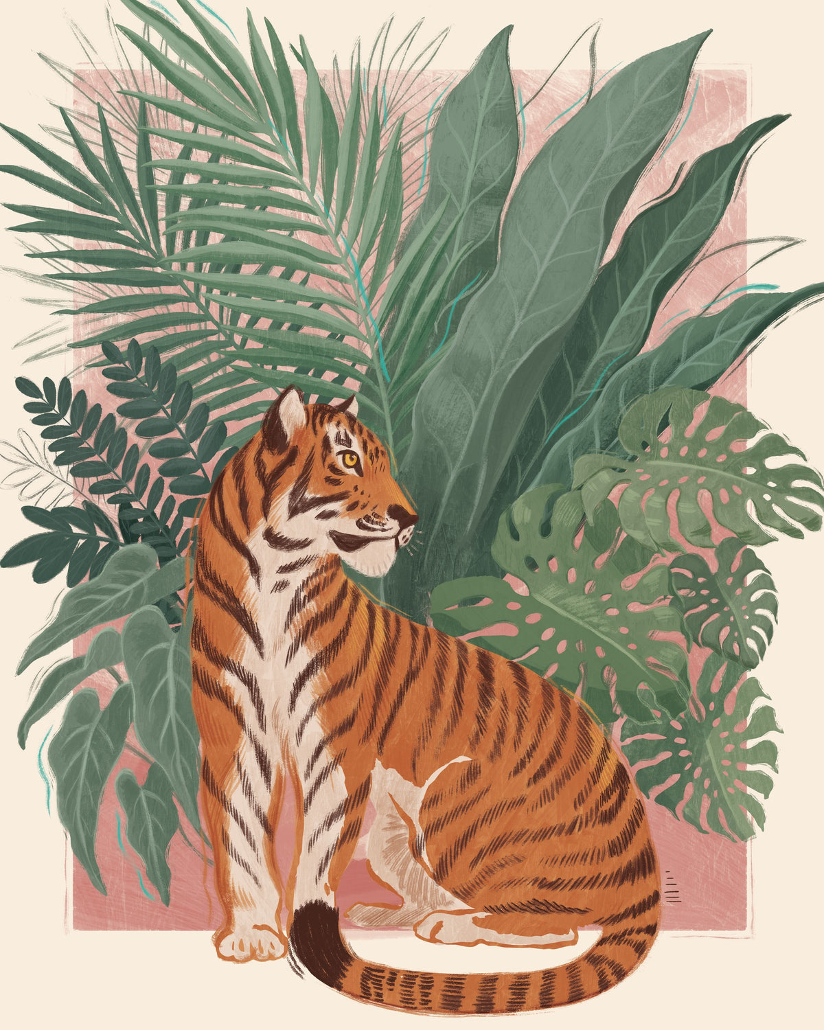 One Cool Cat Mural Wallpaper - pure wallpaper artwork