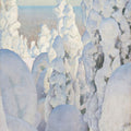 Winter Landscape Mural Wallpaper - pure wallpaper artwork