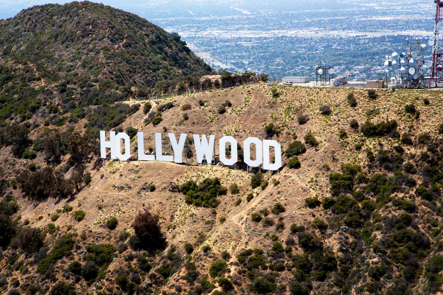 The Hollywood Sign Mural Wallpaper