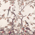 Bird Harmony, Amber Mural Wallpaper - pure wallpaper artwork
