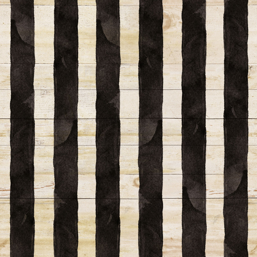 Mystical Stripes White Mural Wallpaper