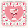 Blooming Hearts VI Cocktail Mural Wallpaper - pure wallpaper artwork