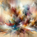 Abstract Journey in Earthy Colors Mural Wallpaper - pure wallpaper artwork