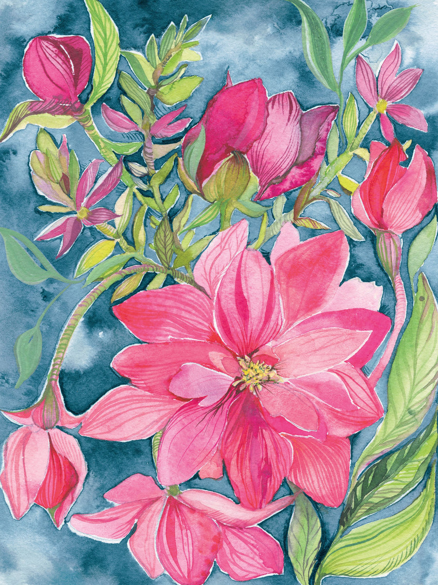 Blooming Free Mural Wallpaper