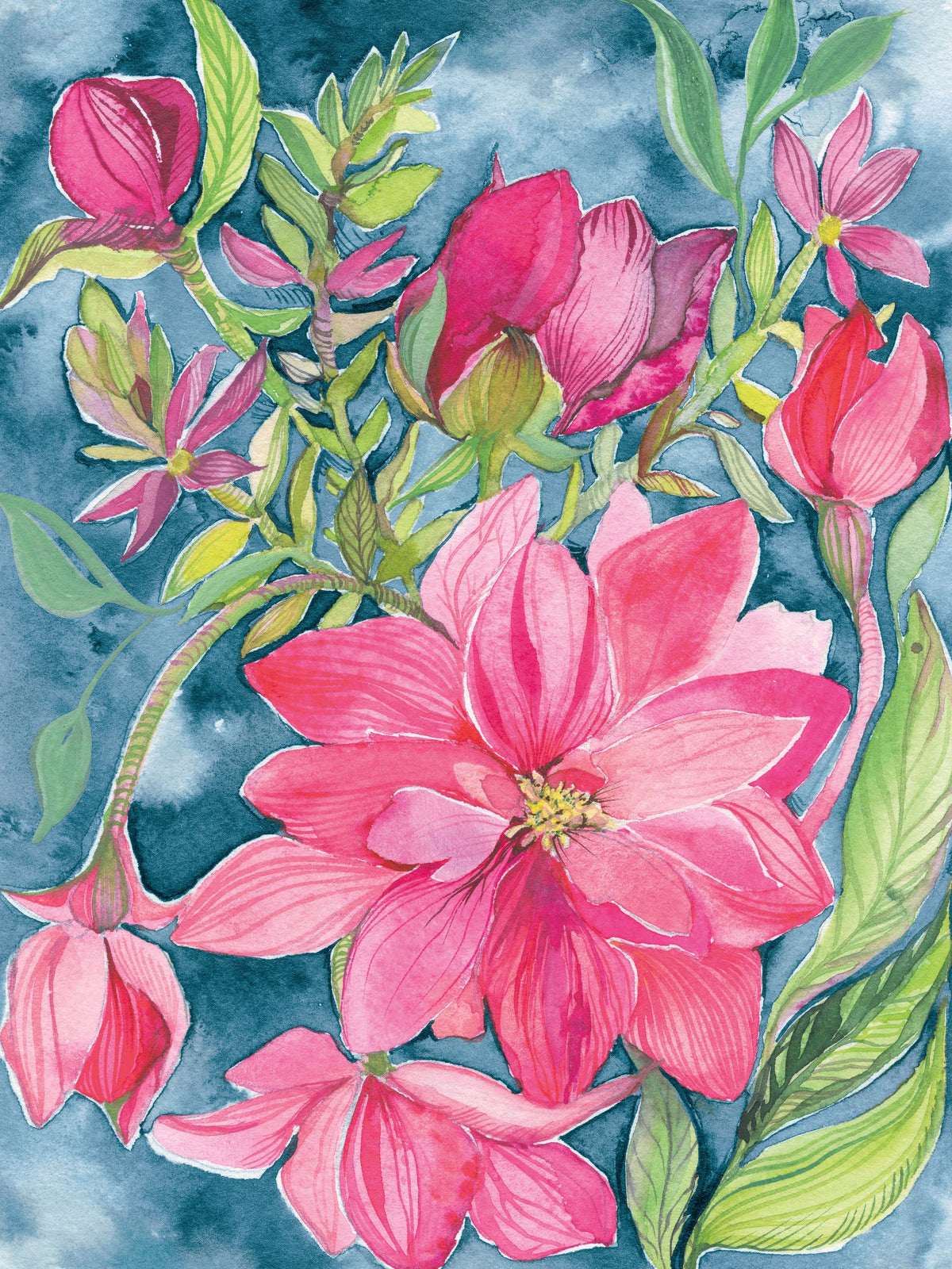Blooming Free Mural Wallpaper - pure wallpaper artwork