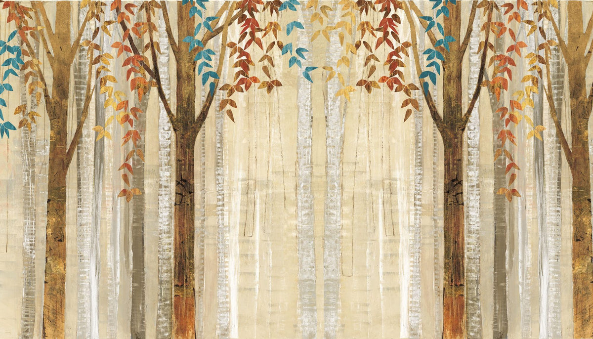 Down to the Woods Autumn Mural Wallpaper - pure wallpaper artwork