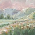 Field of Pink Flowers Mural Wallpaper - pure wallpaper artwork