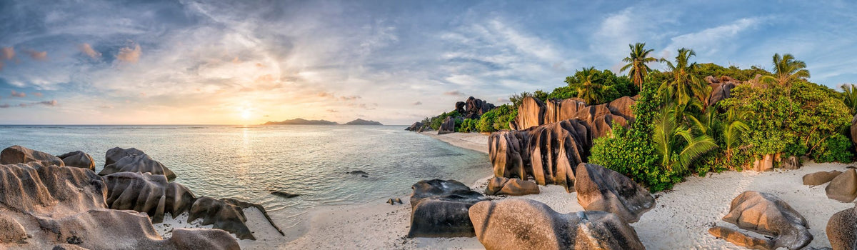 Sunset Beach Mural Wallpaper - pure wallpaper artwork