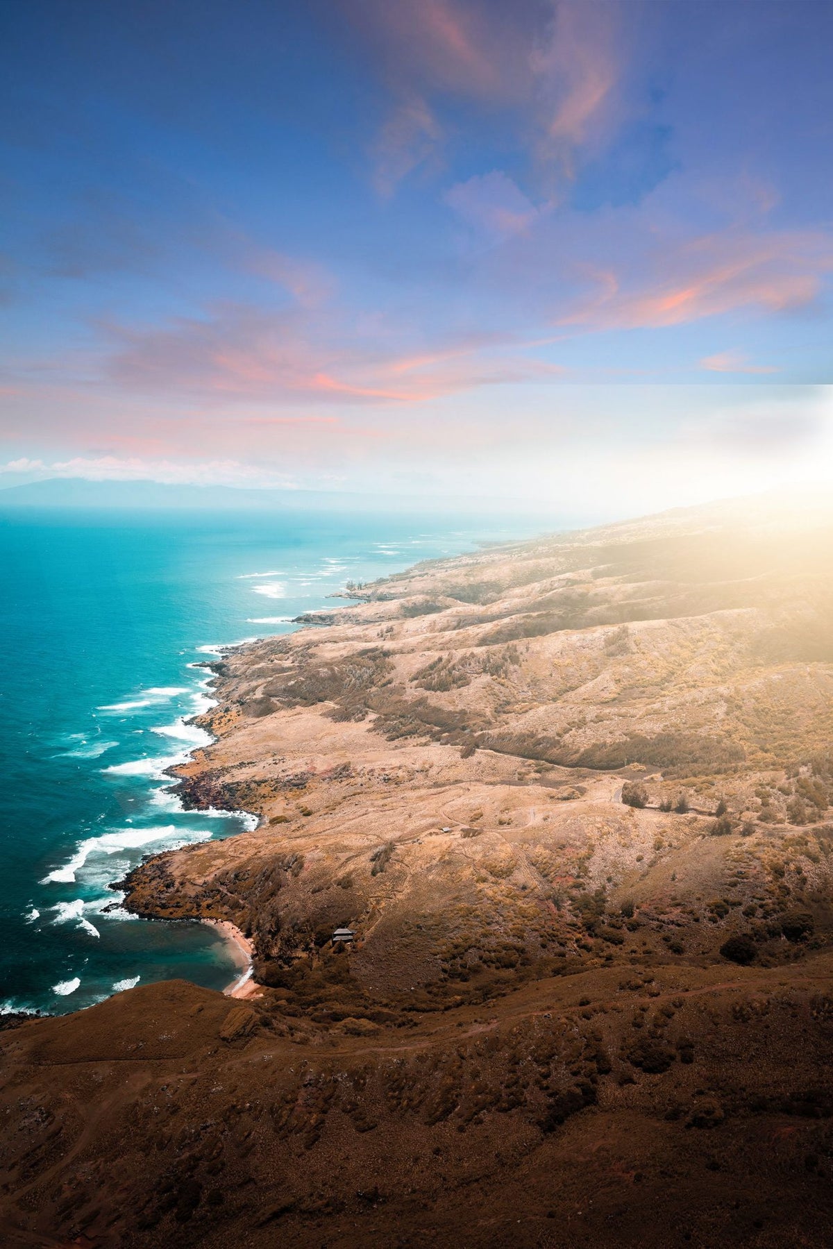 Hawaiian Shoreline Mural Wallpaper - pure wallpaper artwork
