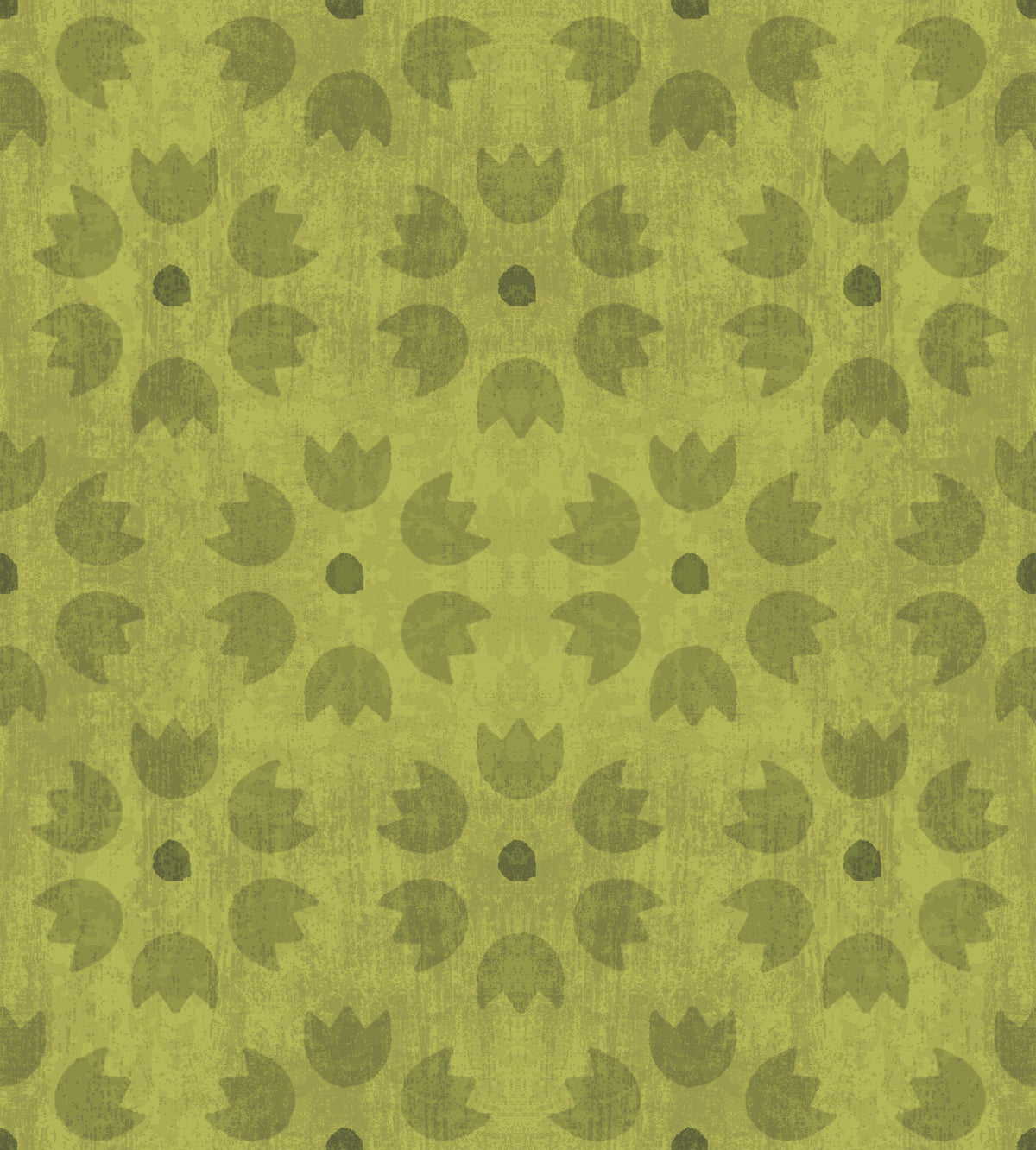 La Vida Flowers Green Mural Wallpaper - pure wallpaper artwork