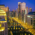Luminous Metropolis Mural Wallpaper - pure wallpaper artwork