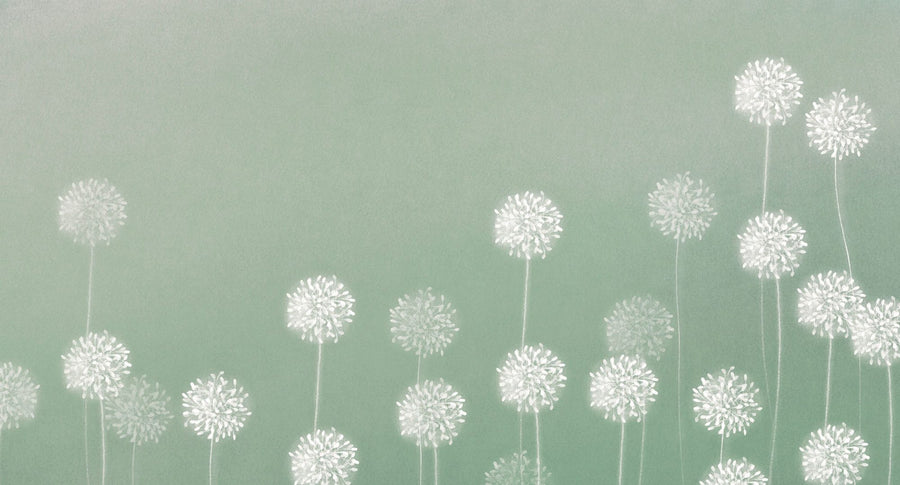 Dandelion Wallpaper Mural – Spring Flower Wall Mural – Hello Alliums printable artwork