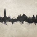 St Petersbug Russia Skyline Concrete Mural Wallpaper - pure wallpaper artwork