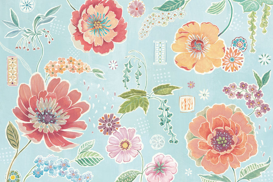 Simple Blossom Mural Wallpaper