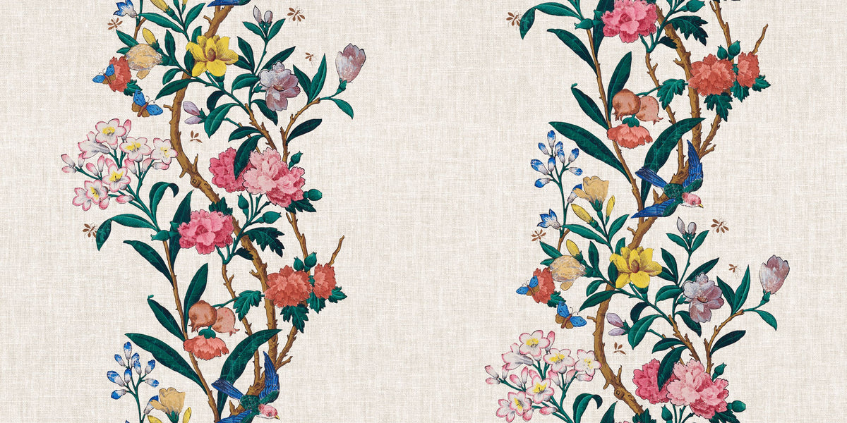 The Rambling Rose Mural Wallpaper - pure wallpaper artwork