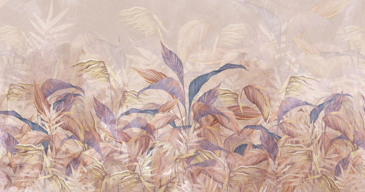 Ethereal Foliage Mural Wallpaper - pure wallpaper artwork