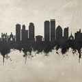 Dayton Ohio Skyline Concrete Mural Wallpaper - pure wallpaper artwork
