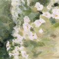 Midsummer Meadow White Mural Wallpaper - pure wallpaper artwork
