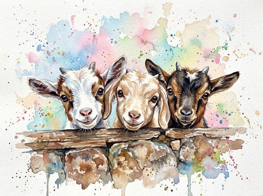 Kids - Cute Baby Animals Series Mural Wallpaper